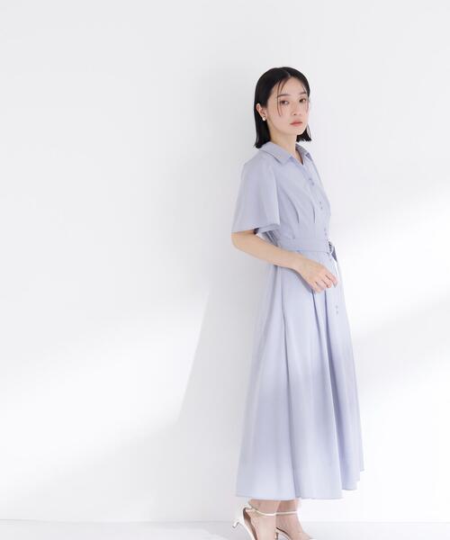 パーティードレス シャツワンピース 「sweet掲載」「ちょうど、いい服」“初めまして”がうまくいく好印象ワンピースの画像