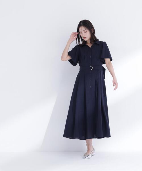 パーティードレス シャツワンピース 「sweet掲載」「ちょうど、いい服」“初めまして”がうまくいく好印象ワンピースの画像