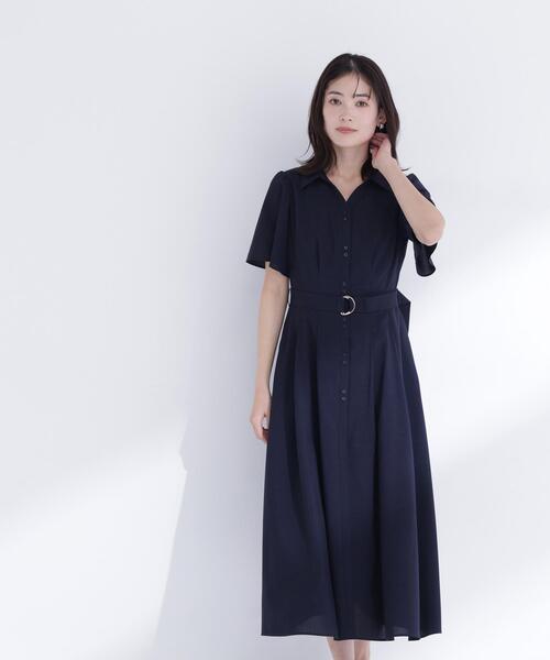 パーティードレス シャツワンピース 「sweet掲載」「ちょうど、いい服」“初めまして”がうまくいく好印象ワンピースの画像