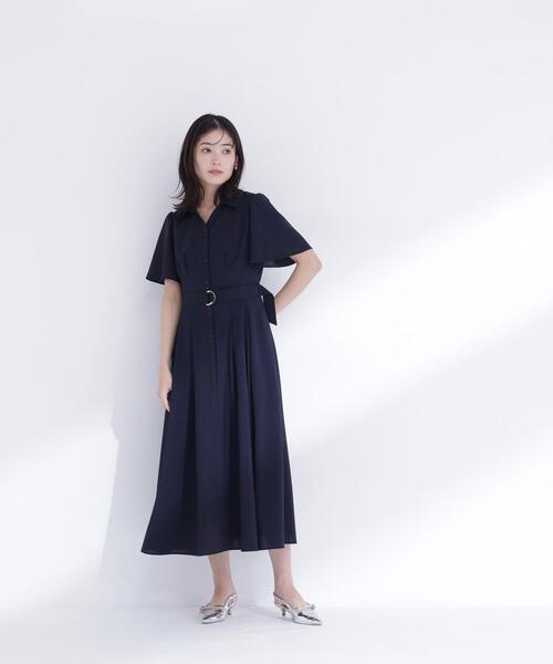 パーティードレス シャツワンピース 「sweet掲載」「ちょうど、いい服」“初めまして”がうまくいく好印象ワンピースの画像