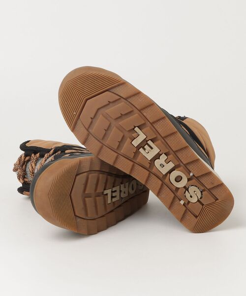 「SOREL」 ハイカットスニーカー 24.0cm ベージュ レディースの画像