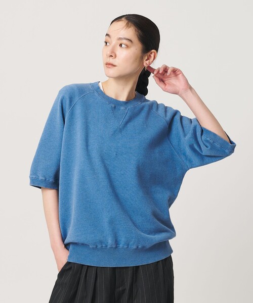 H BEAUTY&YOUTH / ショートスウェットプルオーバー BEAUTY＆YOUTH UNITED ARROWS トレーナー スウェット コットン裏毛