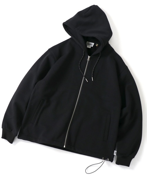 「gym master」 ジップアップパーカー MEDIUM アッシュグレー メンズ_画像3