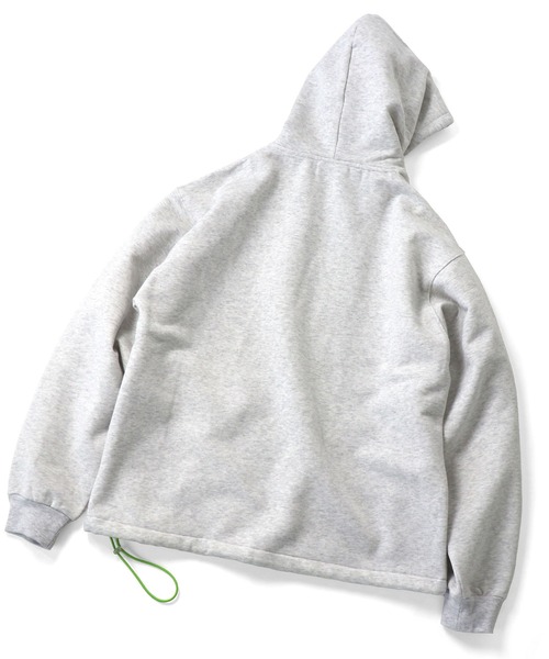 「gym master」 ジップアップパーカー MEDIUM アッシュグレー メンズ_画像5