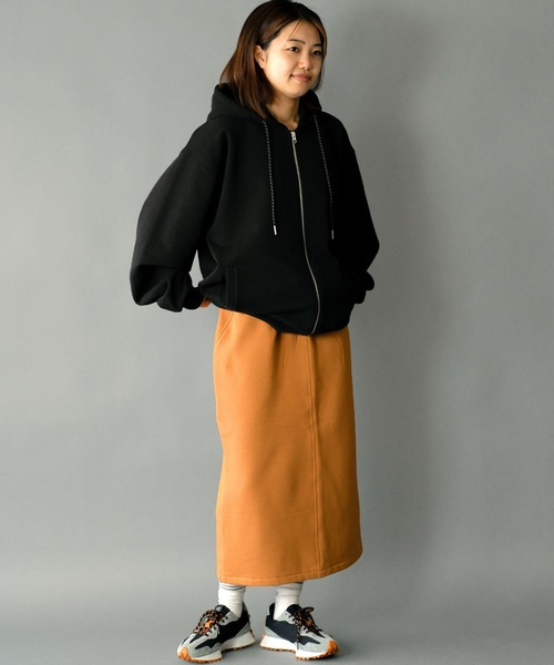 「gym master」 ジップアップパーカー MEDIUM アッシュグレー メンズ_画像8
