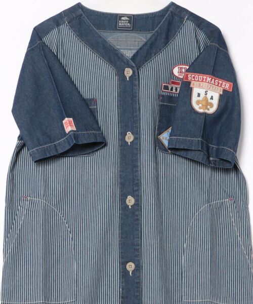 「KRIFF MAYER Lady's Collection」 長袖ワンピース MEDIUM ナチュラル レディース_画像3