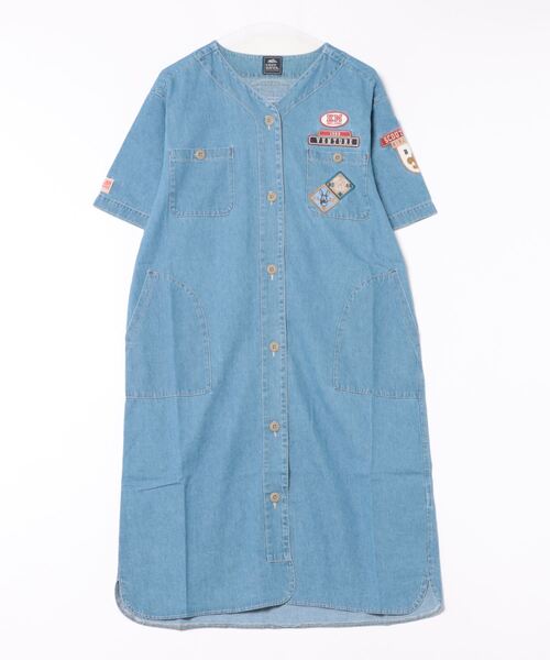 「KRIFF MAYER Lady's Collection」 長袖ワンピース MEDIUM ナチュラル レディース_画像5