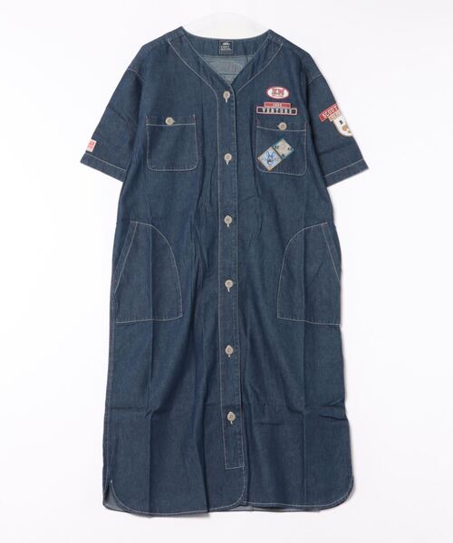 「KRIFF MAYER Lady's Collection」 長袖ワンピース MEDIUM ナチュラル レディース_画像6