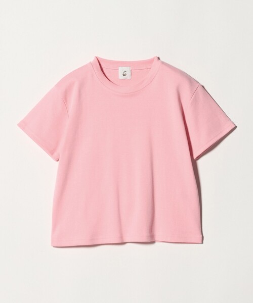 ロク 6ROKU Tシャツ 6 tシャツ 「6(ROKU)」コットン フライス Tシャツ 26SS レディース