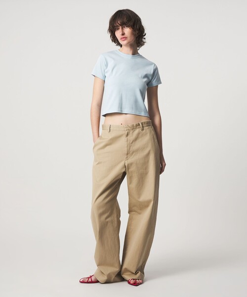 6 tシャツ 「6(ROKU)」コットン フライス Tシャツ 26SS レディース