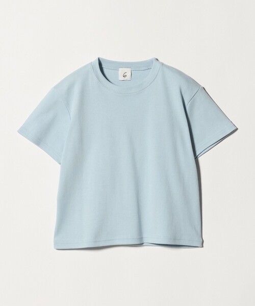 ロク 6ROKU Tシャツ 6 tシャツ 「6(ROKU)」コットン フライス Tシャツ 26SS レディース
