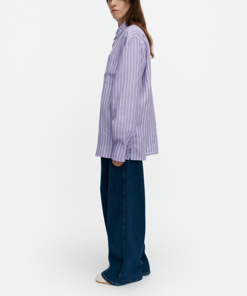 ブラウス シャツ Jokapoika / Linen shirt レディースの画像