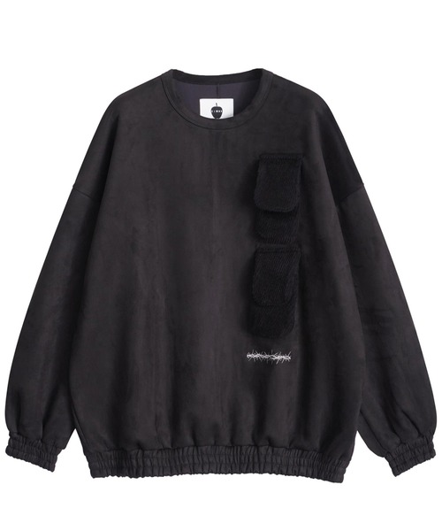 「SHAREEF」 長袖Tシャツ 1 ライトグレー メンズ_画像2
