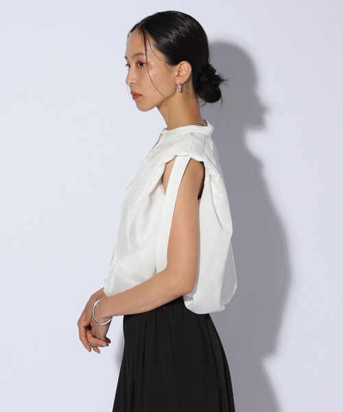 ブラウス シャツ 「HEREIAM」シャリードルマンブラウス レディースの画像