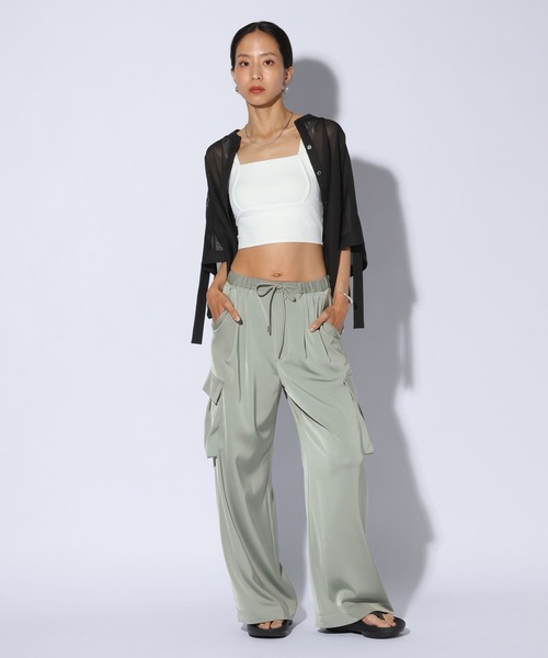 ブラウス シャツ 「HEREIAM」シャリードルマンブラウス レディースの画像