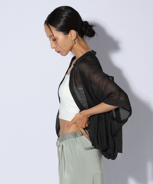ブラウス シャツ 「HEREIAM」シャリードルマンブラウス レディースの画像