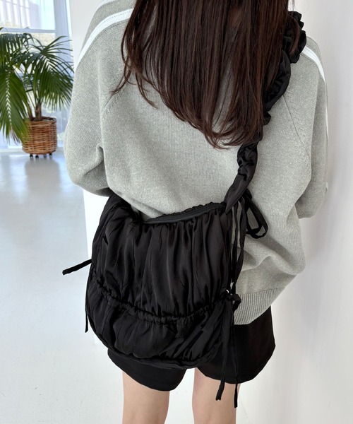 「Heather」 ショルダーバッグ ONE SIZE ブラック レディース_画像6