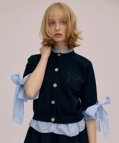 カーディガン PAPILLON ATTACHED CARDIGAN レディースの画像