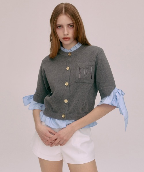 カーディガン PAPILLON ATTACHED CARDIGAN レディースの画像