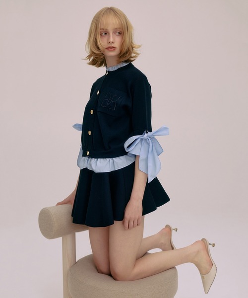 カーディガン PAPILLON ATTACHED CARDIGAN レディースの画像
