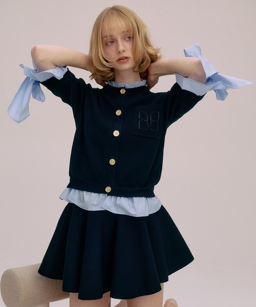 カーディガン PAPILLON ATTACHED CARDIGAN レディースの画像
