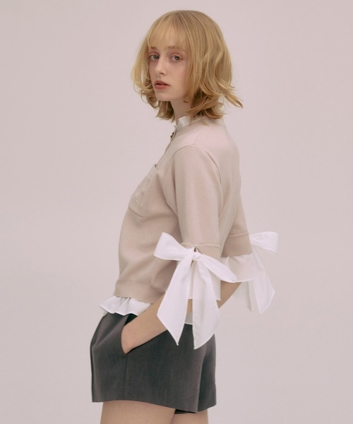 カーディガン PAPILLON ATTACHED CARDIGAN レディースの画像