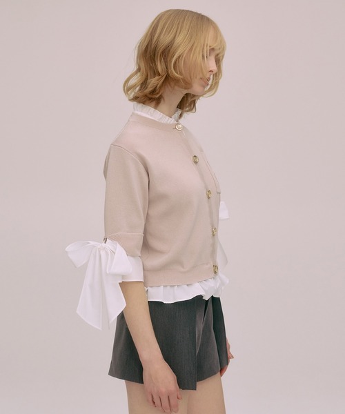 カーディガン PAPILLON ATTACHED CARDIGAN レディースの画像