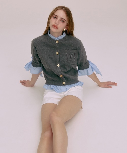 カーディガン PAPILLON ATTACHED CARDIGAN レディースの画像