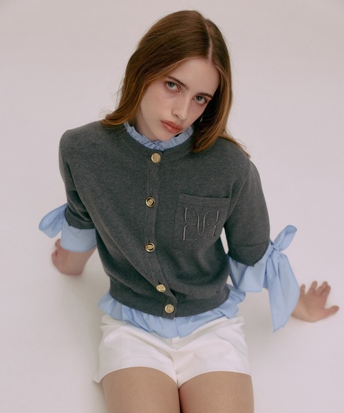 カーディガン PAPILLON ATTACHED CARDIGAN レディースの画像