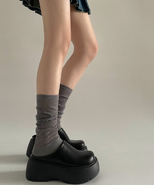 「SHEENA」 フラットサンダル 24.0cm ブラック レディース_画像8