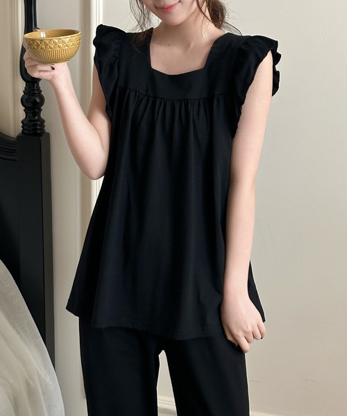 DAY CLOSET パジャマ ルームウェア 「セットアップ」華やぎシルエット