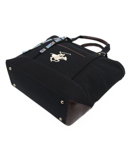 「BEVERLY HILLS POLO CLUB」 トートバッグ FREE ブラック レディース_画像6