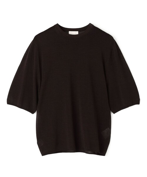 【未使用品】Ballsey ボールジー オーバーサイズニット　サマーニット Ballsey（ボールジィ） ニット セーター シルキーキュプラ ハーフ
