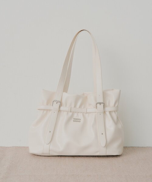 べちこ Chico（チコ） トートバッグ ギャザーデザインベルトトートバッグ