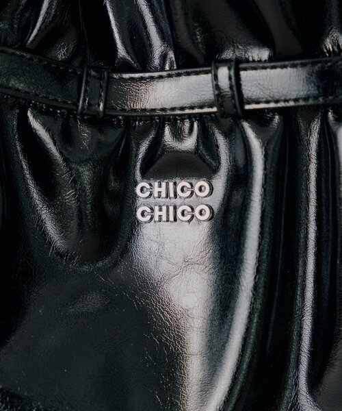 Chico（チコ） トートバッグ ギャザーデザインベルトトートバッグ