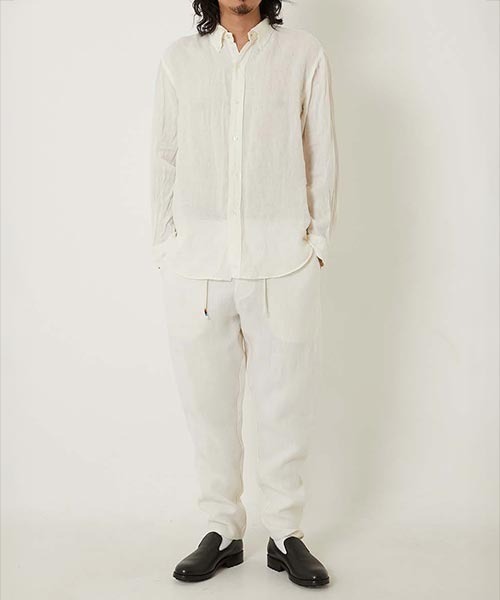 「HOLLYWOOD RANCH MARKET」 長袖シャツ X-LARGE ネイビー メンズ_画像3