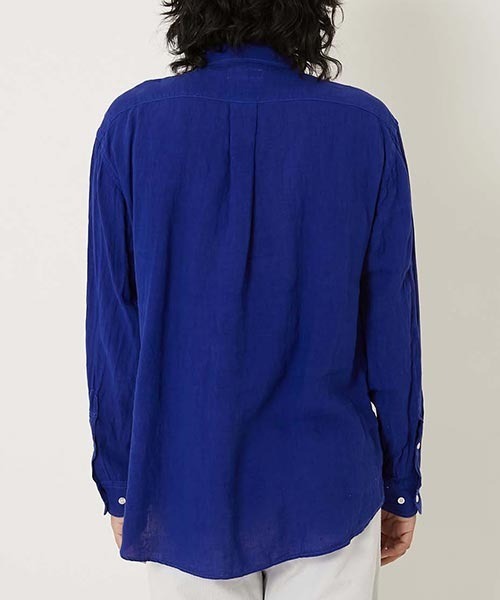 「HOLLYWOOD RANCH MARKET」 長袖シャツ X-LARGE ネイビー メンズ_画像8