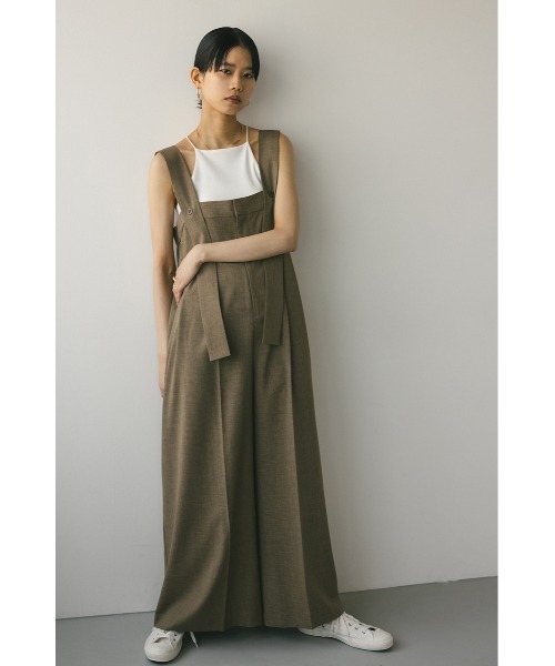 「STYLEMIXER」 オーバーオール SMALL ライトブラウン レディース_画像5