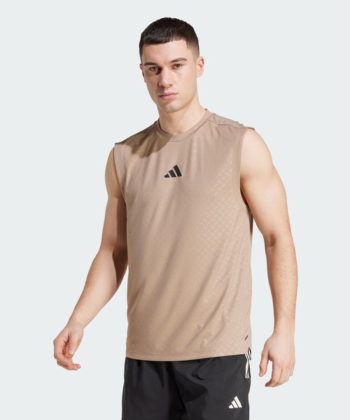 adidas（アディダス） タンクトップ スリーストライプス プライム