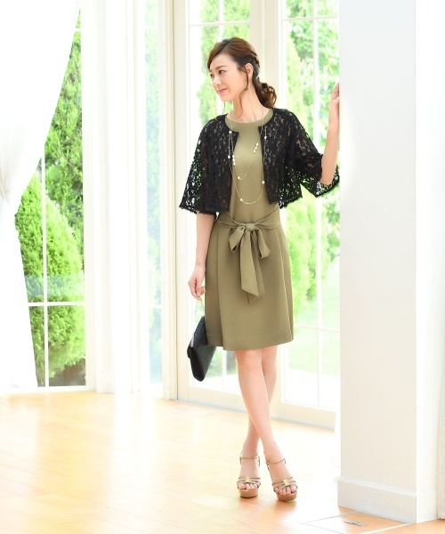 【美品】RUIRUE BOUTIQUE レースボレロ＆オールインワン 美品】RUIRUE BOUTIQUE レースボレロ＆オールインワン