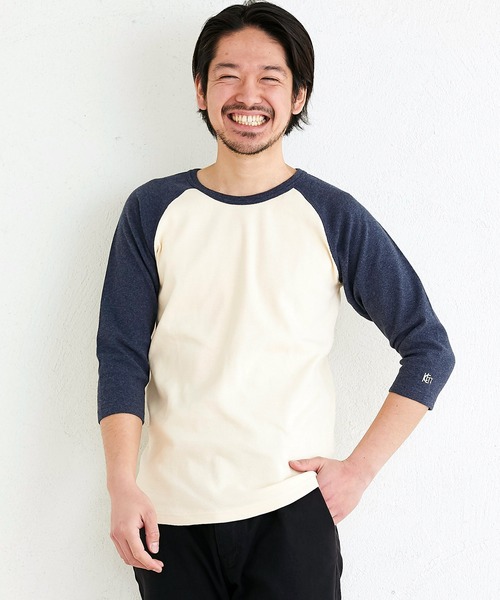 tシャツ スーパーヘビーリップル7分袖TEE メンズ | KRIFF MAYER | 01