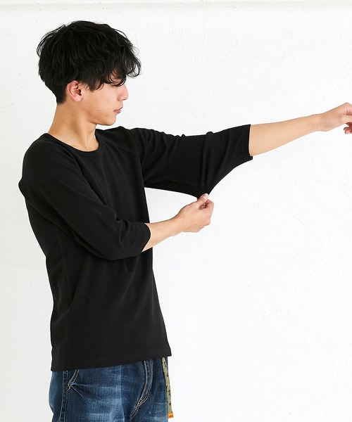 tシャツ スーパーヘビーリップル7分袖TEE メンズ | KRIFF MAYER | 15