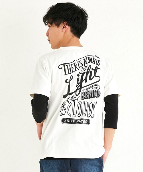 tシャツ スーパーヘビーリップル7分袖TEE メンズ | KRIFF MAYER | 19