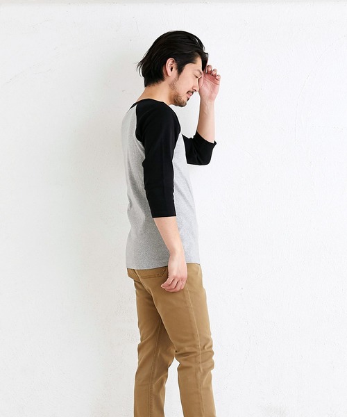 tシャツ スーパーヘビーリップル7分袖TEE メンズ | KRIFF MAYER | 22