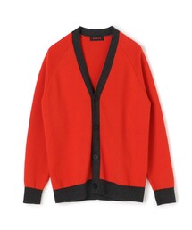 カーディガン CABaN コットンカシミヤ バイカラーVネックカーディガン メンズ｜ZOZOTOWN Yahoo!店