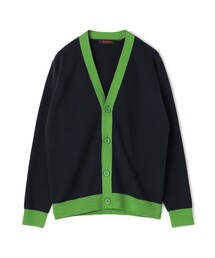 CABAN カーディガン CABaN カーディガン コットンカシミヤ バイカラーVネック