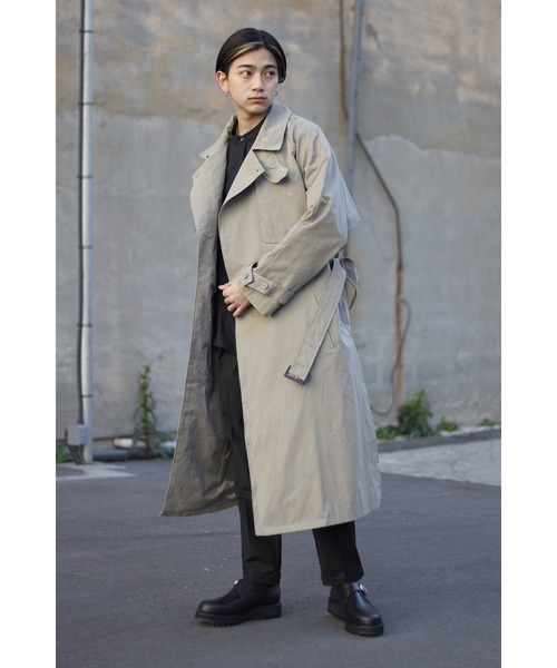 コート トレンチコート 21春夏 くすみカラー オーバーサイズ トレンチコート Zozotown Paypayモール店 通販 Paypayモール