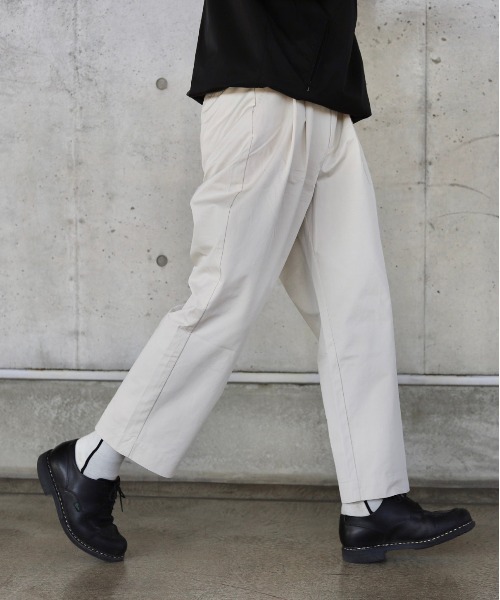 MinoriTY（マイノリティ） ワイドパンツ スラックス 2タックテーパード