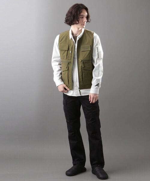 大得価HOT シャツ LS ZIP SHIRT AF / アヴィレックス / AVIRE ZOZOTOWN PayPayモール店 - 通販 - PayPayモール ブラウス ロングスリーブ ジップ シャツ/ 人気SALE正規品
