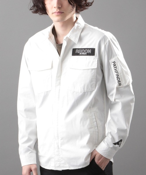 大得価HOT シャツ LS ZIP SHIRT AF / アヴィレックス / AVIRE ZOZOTOWN PayPayモール店 - 通販 - PayPayモール ブラウス ロングスリーブ ジップ シャツ/ 人気SALE正規品
